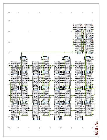 8 x 1-bit Arithmetic + Gating Relays