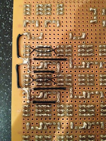 ALU Arithmetic Card (1-bit close up solder side)