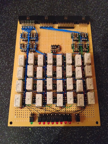 ALU Arithmetic Card (with added relays)