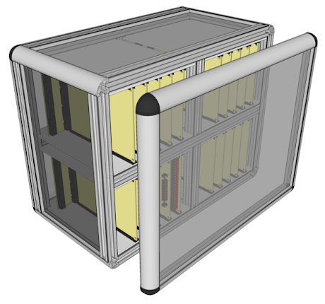 Enclosure with removable panel