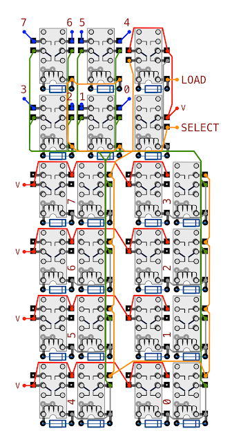8-bit Register Design with additional output