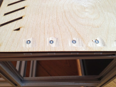 Card board with guide protrusions sanded back