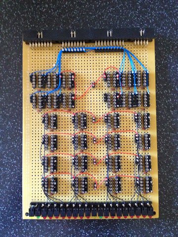 A/D Register Card wire wraps stage 2