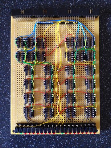 A/D Register Card wire wraps stage 4