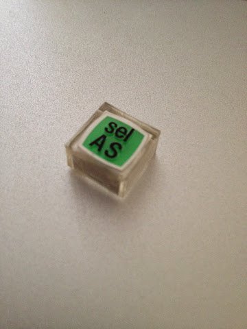 JB Key Cap with lettering applied