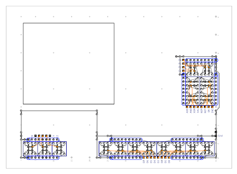 Display B Schematic (indicator faces removed)