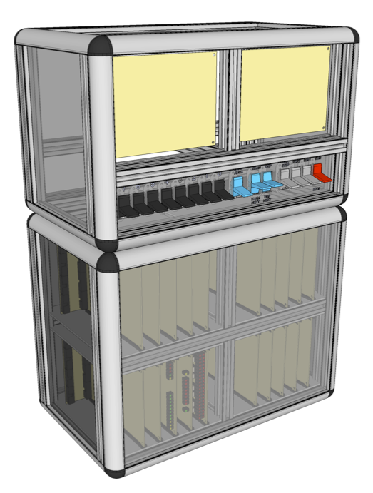 Upper Enclosure and Lower Enclosure together