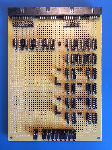 Instruction Register card with connectors added