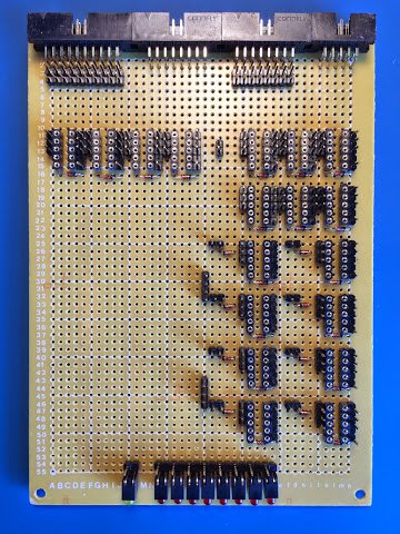 Instruction Register card with diodes added