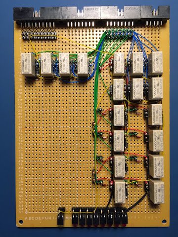 Completed Instruction Register (front view)