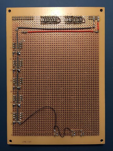 Decoder Card: Added Sockets and Diodes (Solder Side)