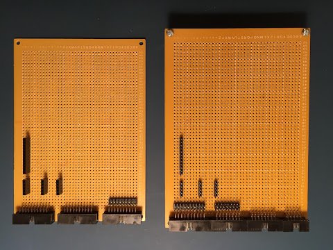 Sequencer Cards: Connectors and Interconnects (front view)