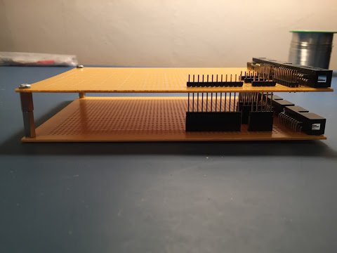 Sequencer Cards: Cards stacked together (side view)