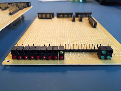 Sequencer LEDs (close up view)