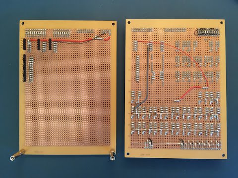 Sequencer with added power and ground lines (rear view)