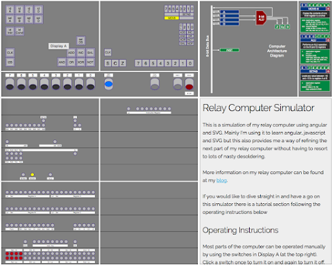 Screenshot of the Relay Computer Simulator