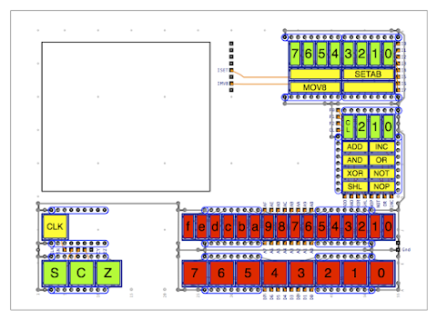 Display B with added Address Bus display