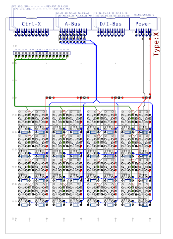 16-bit half adder with input and output connections