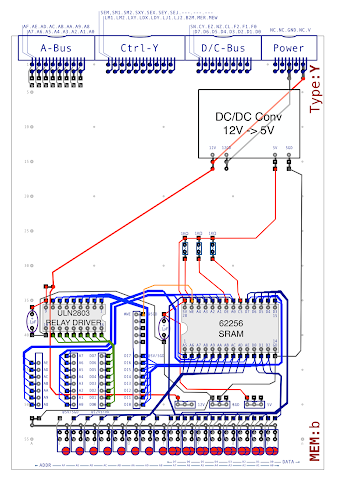 Memory Card B with first control lines added