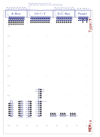 Memory Card A with initial interconnects