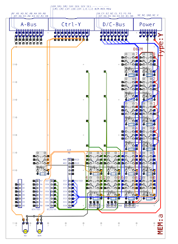 Memory Card A with added data bus out gating