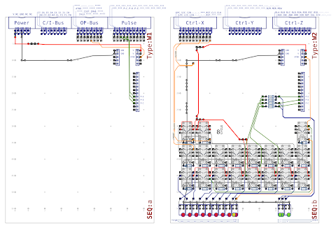 Sequencer design before pulses A and B added