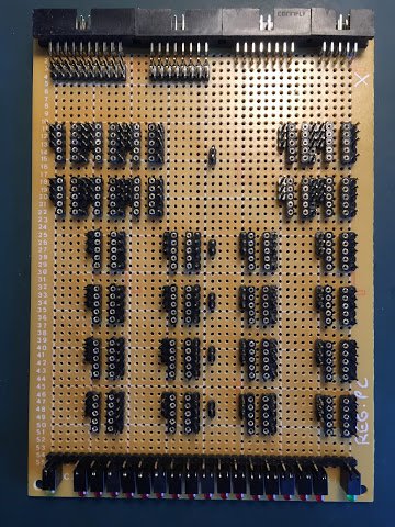Program Counter with added sockets (front view)
