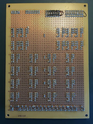 Program Counter with added sockets (rear view)