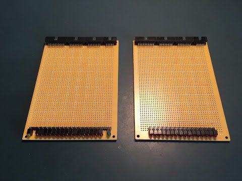 Incrementer cards with LEDs and backplane connectors (type X)