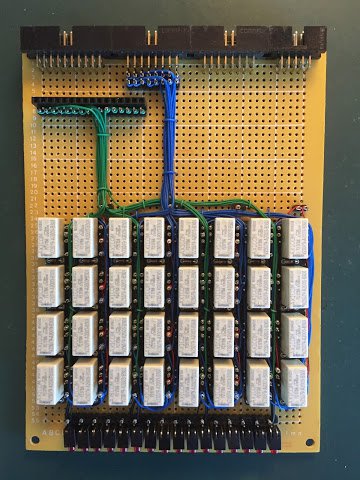 Completed lower incrementer card (top side)