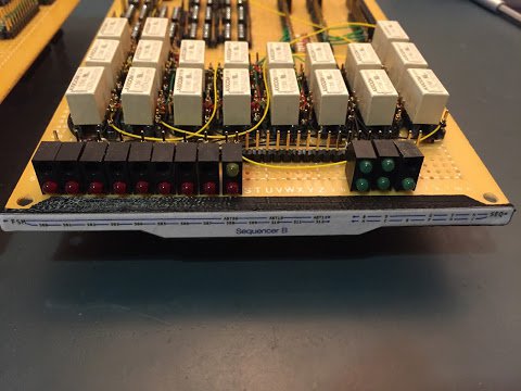 Sequencer Lower Card LEDs