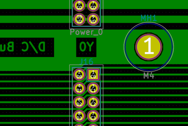 Backplane Y PCB Closeup