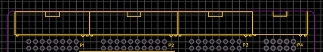 Connectors placement