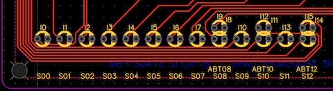 Lower card FSM LEDs