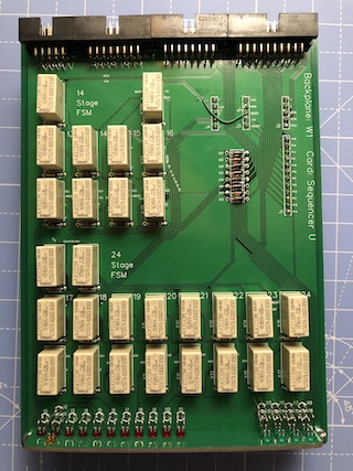 Completed Upper Sequencer Card