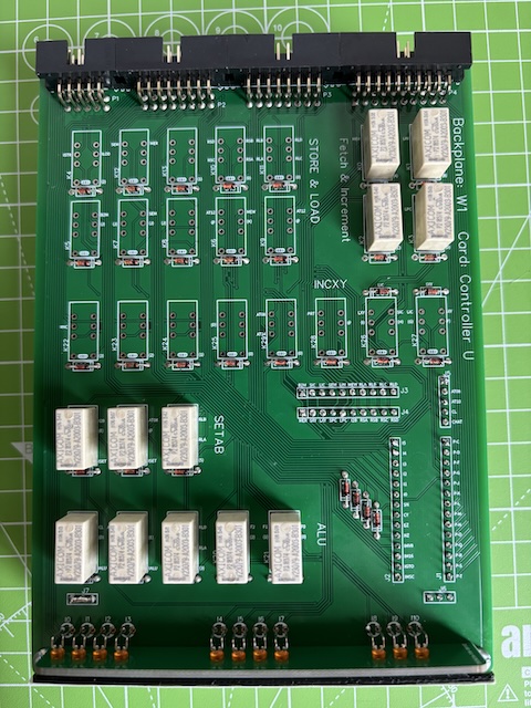 upper controller card before