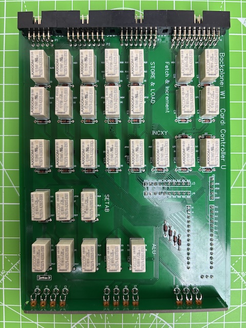 upper controller card after