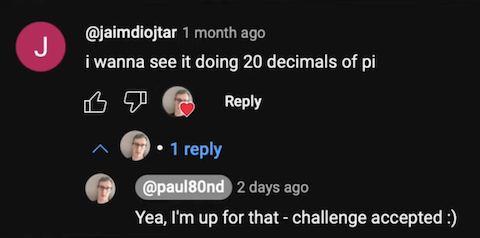 Gauntlet thrown down